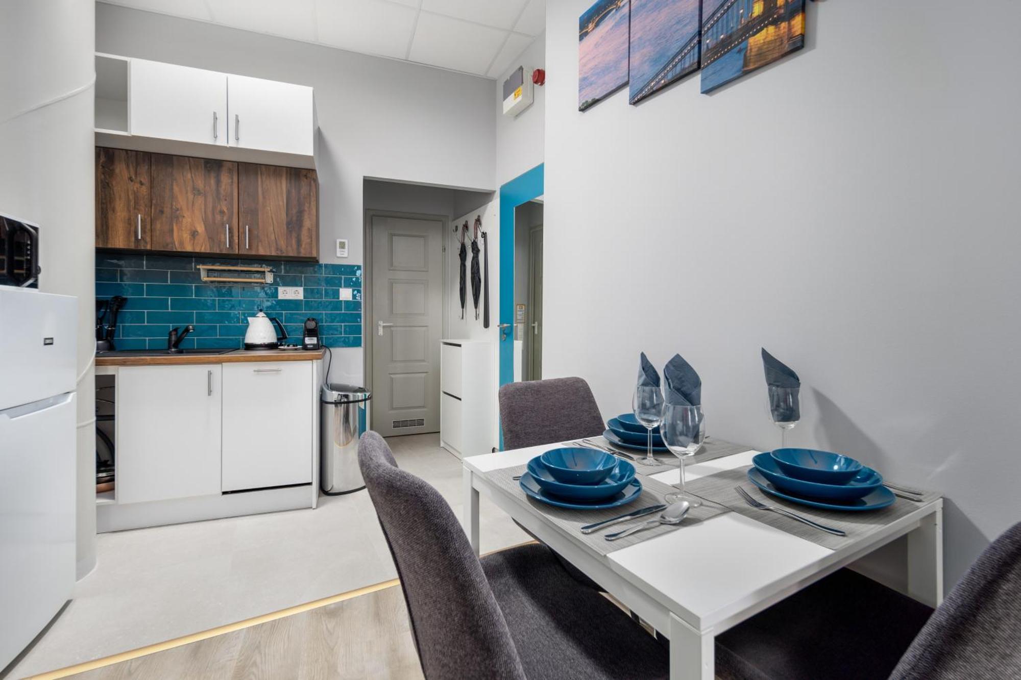 Downtown Apartment House Blue Budapešť Exteriér fotografie